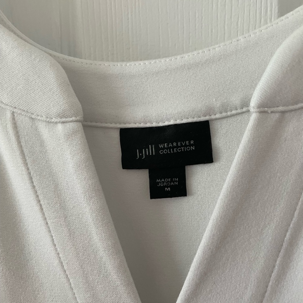 Jjill maxi white sleeveless dress medium - Picture 3 of 4